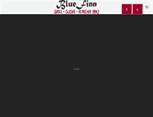 Tablet Screenshot of bluefinngrillsushi.com
